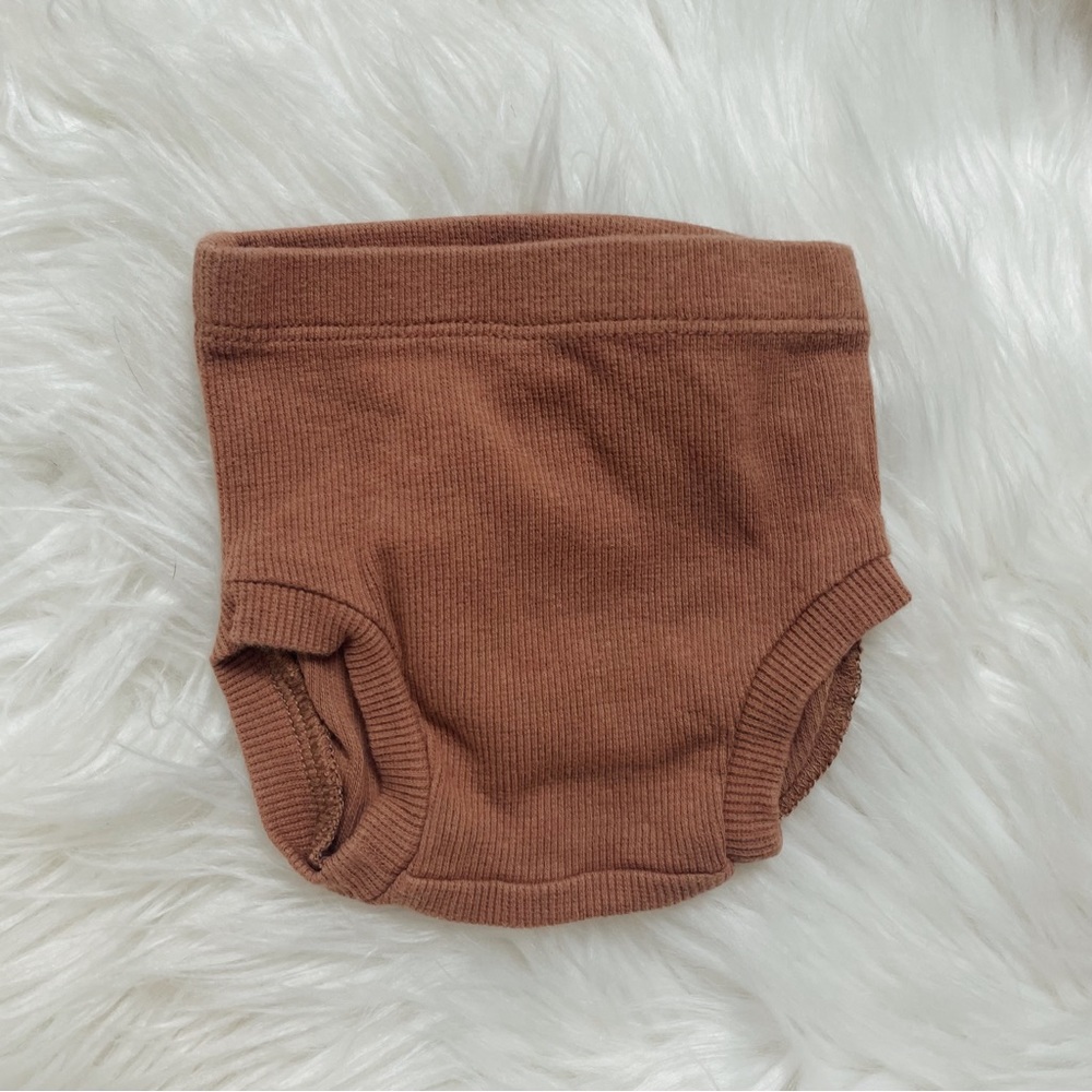 QUINCY MAE Ribbed Bloomers in Clay